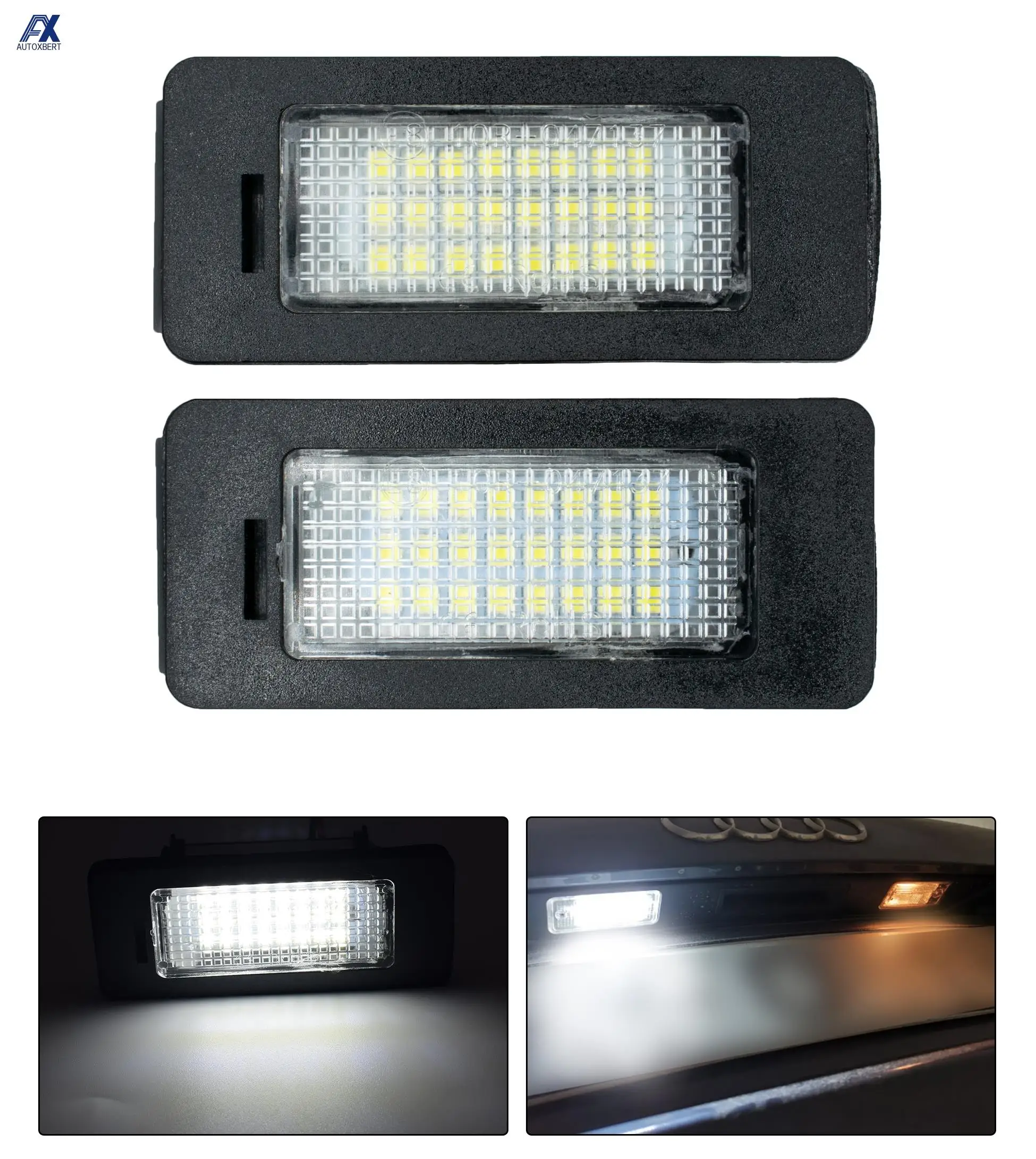 Lámpara de matrícula LED con canbus Audi VW A1 A4 A5 Q5 TT Golf Jetta Sin errores