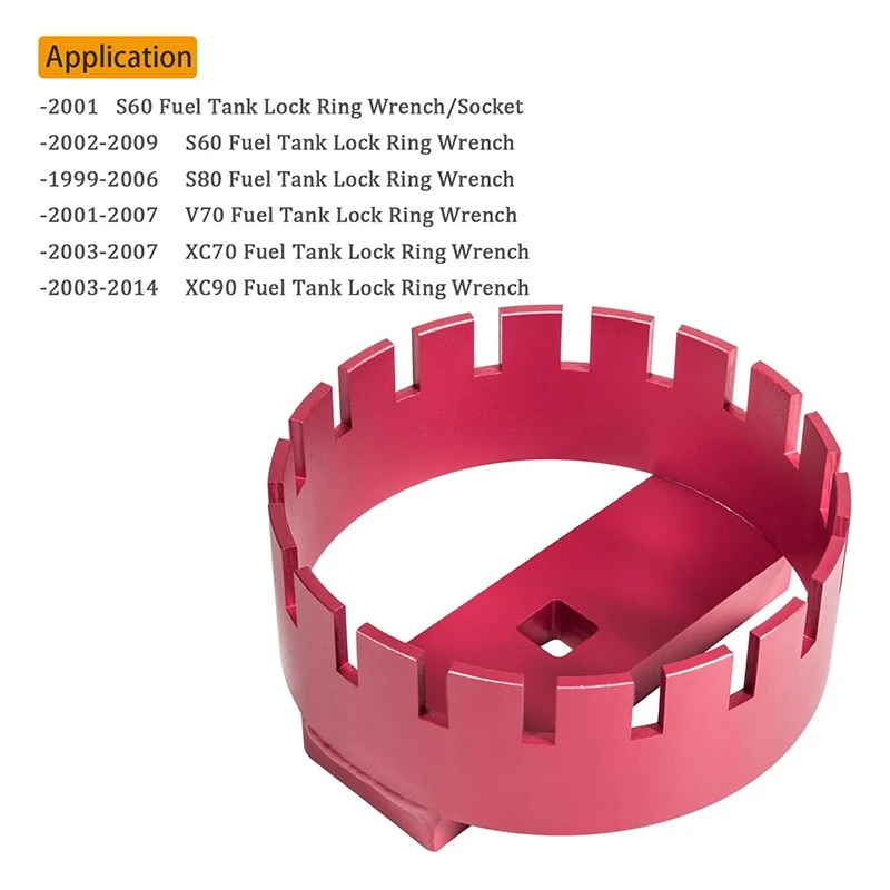Extractor anillo bloqueo bomba combustible Volvo S60, S80 y XC90 - imagen 5