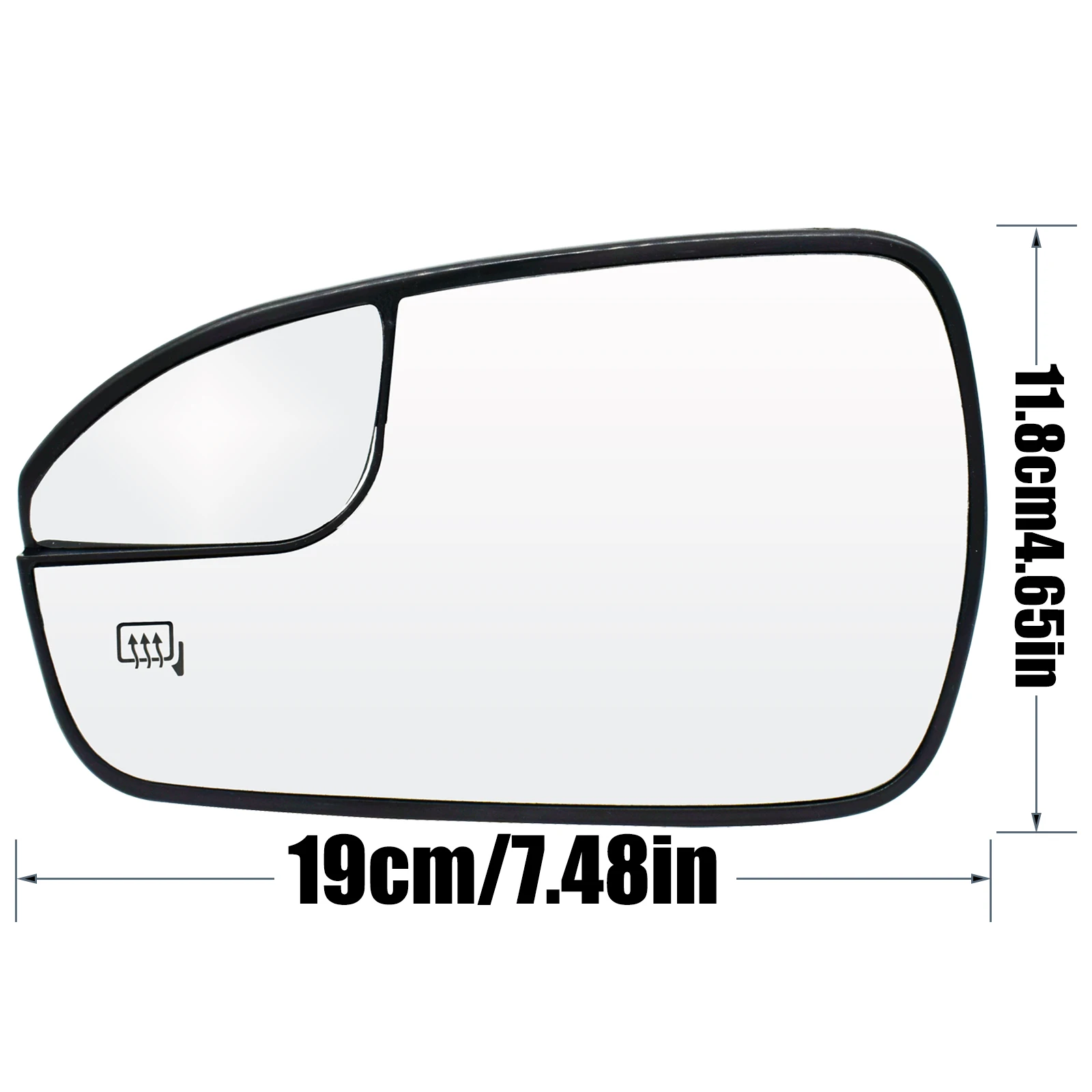 Espejo retrovisor lateral Ford Fusion 2013-2020 calefactado - imagen 2