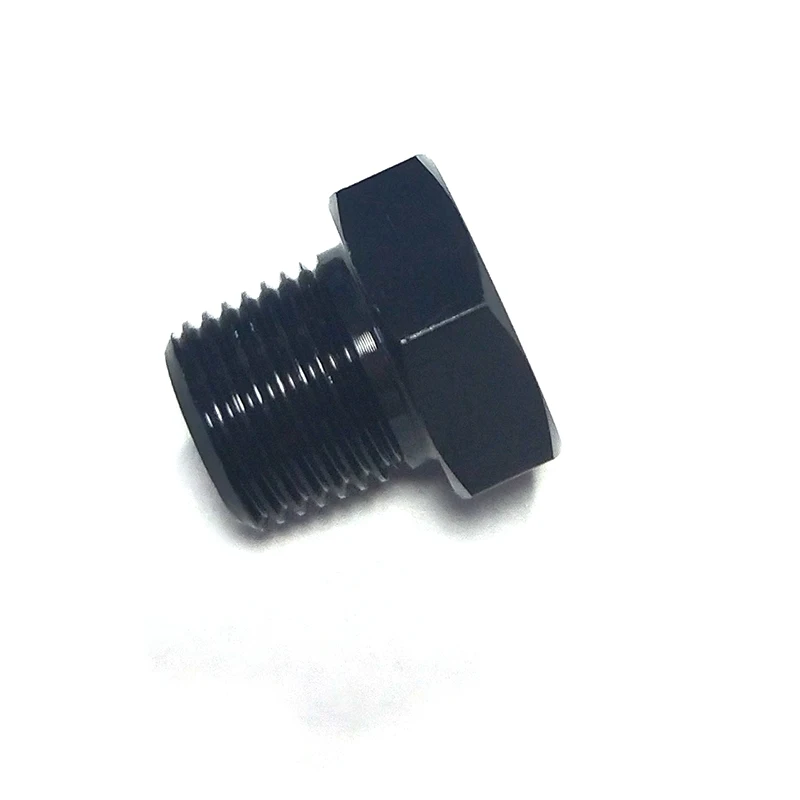 Tapón macho NPT 1/8 racor aluminio combustible - imagen 2