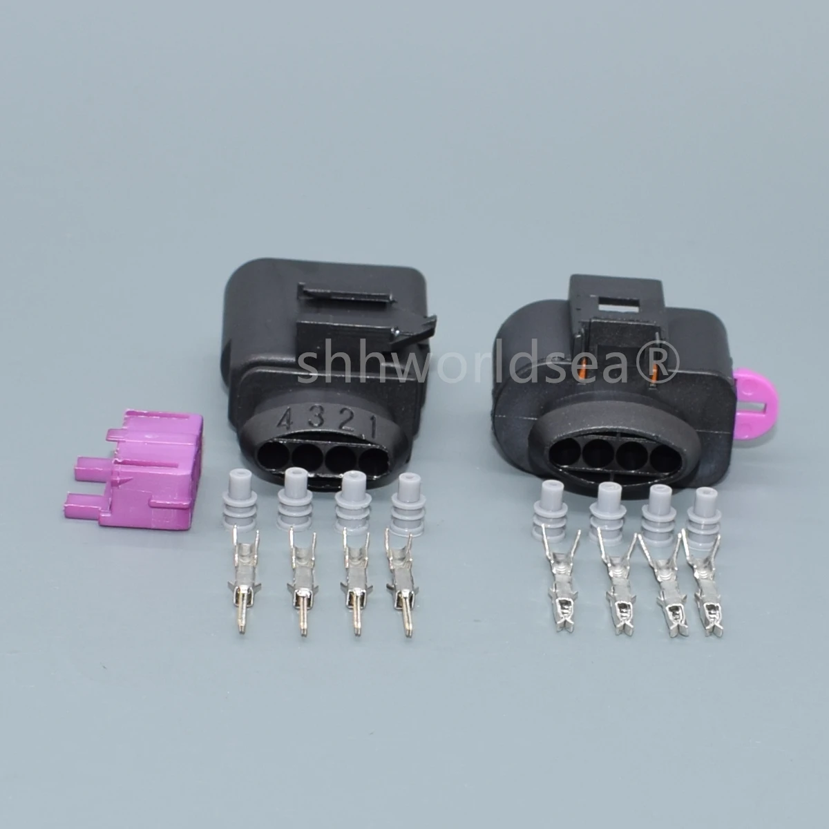 1J0 973 704 Conector sensor presión aire 4 vías A4/A6 nuevo - imagen 4