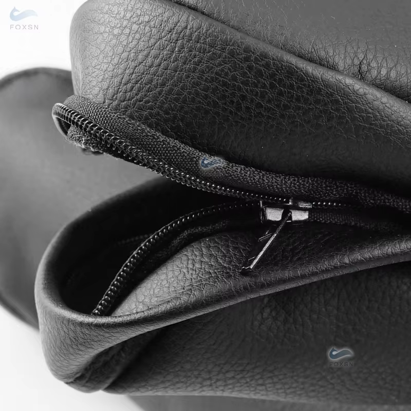 Funda de reposabrazos de cuero PU negro para Honda CR-V 2007-2009 - imagen 4