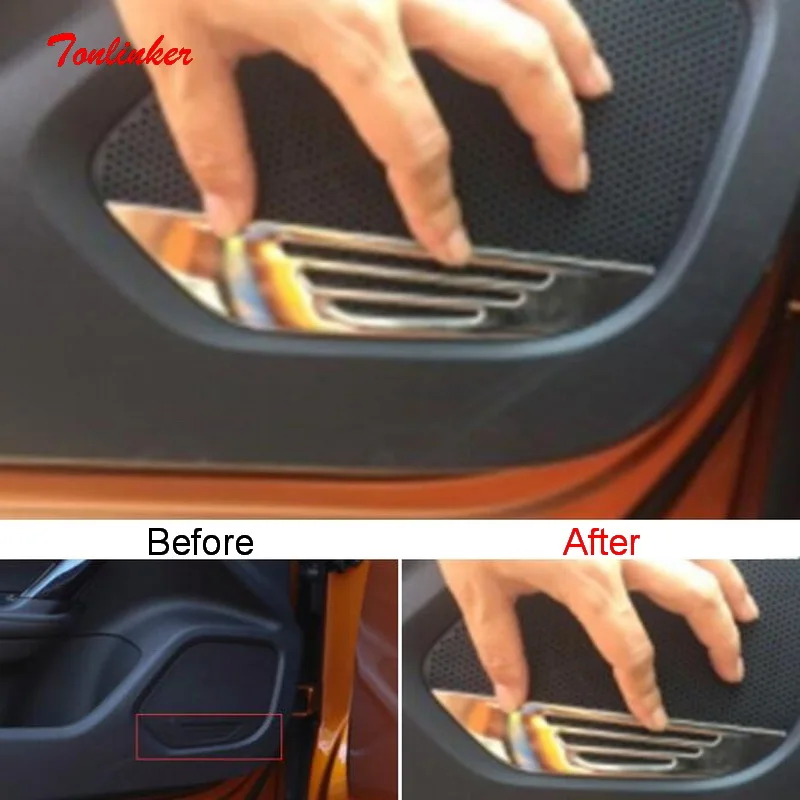 Tonlinker Moldura altavoz puerta para Peugeot 2008 2020 - imagen 2