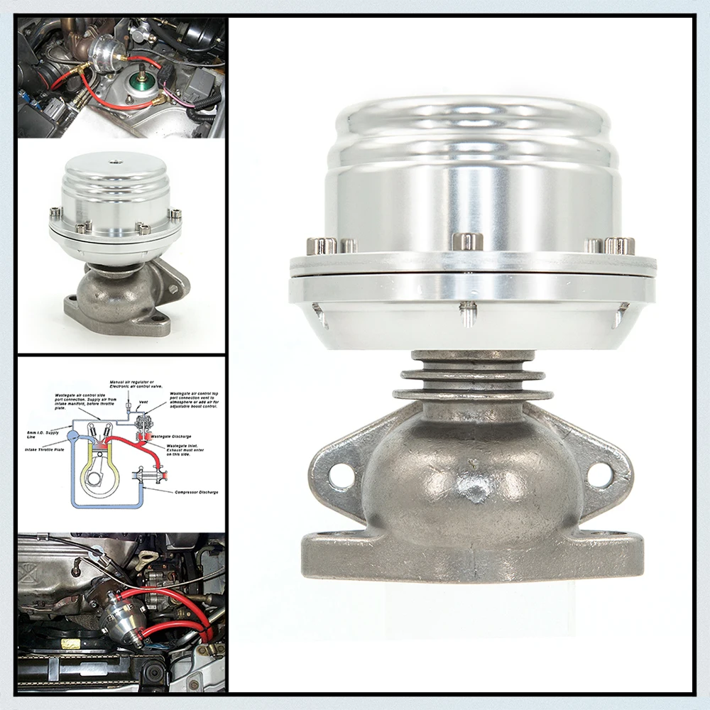 Tubo de descarga universal para válvula wastegate externa de 38 mm - imagen 5