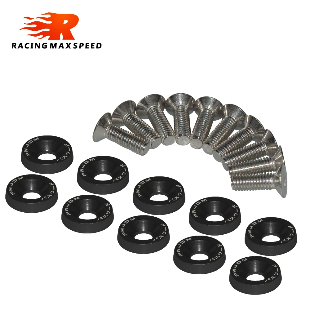 Tornillos M6 de aluminio JDM para parachoques y guardabarros - imagen 3