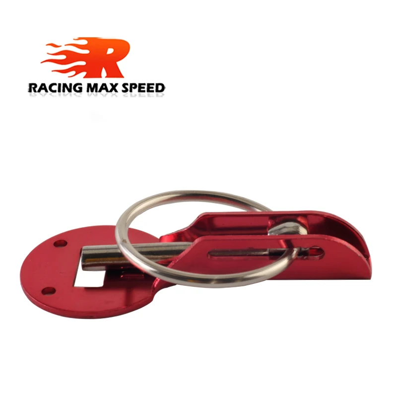 Envío Gratis, Kit de bloqueo de pasador de capó plateado de aleación de aluminio de todas las velocidades de carreras, pasadores de bloqueo de capó para Honda civic 1992 - imagen 3