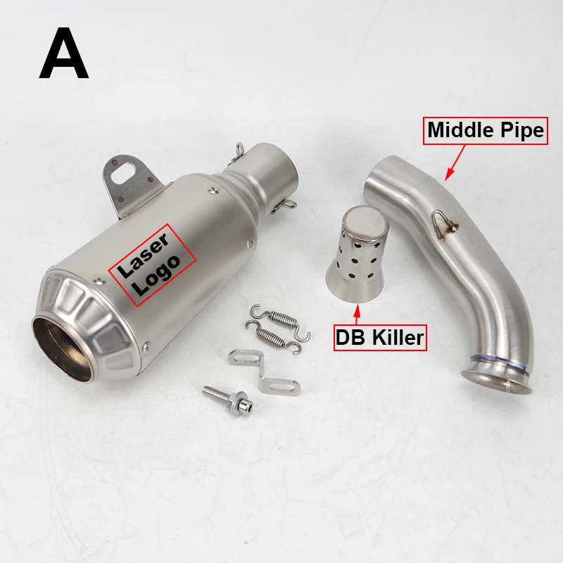 Escape slip-on KTM Duke RC 125/250/390 2017-2018 silenciador extraíble - imagen 4