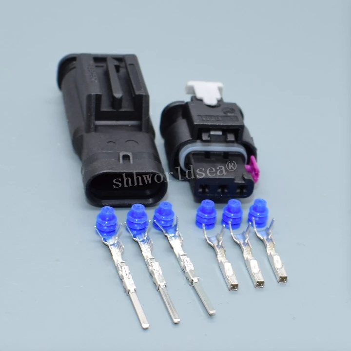 Conector eléctrico impermeable 3 pines VW Audi – OEM 4F0973703A - imagen 2