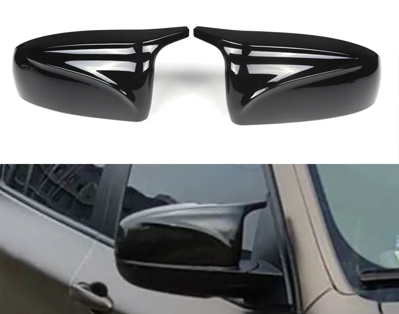 Tapas cubierta espejo negro brillante BMW X5 E70 X6 E71 2007-13 par - imagen 5