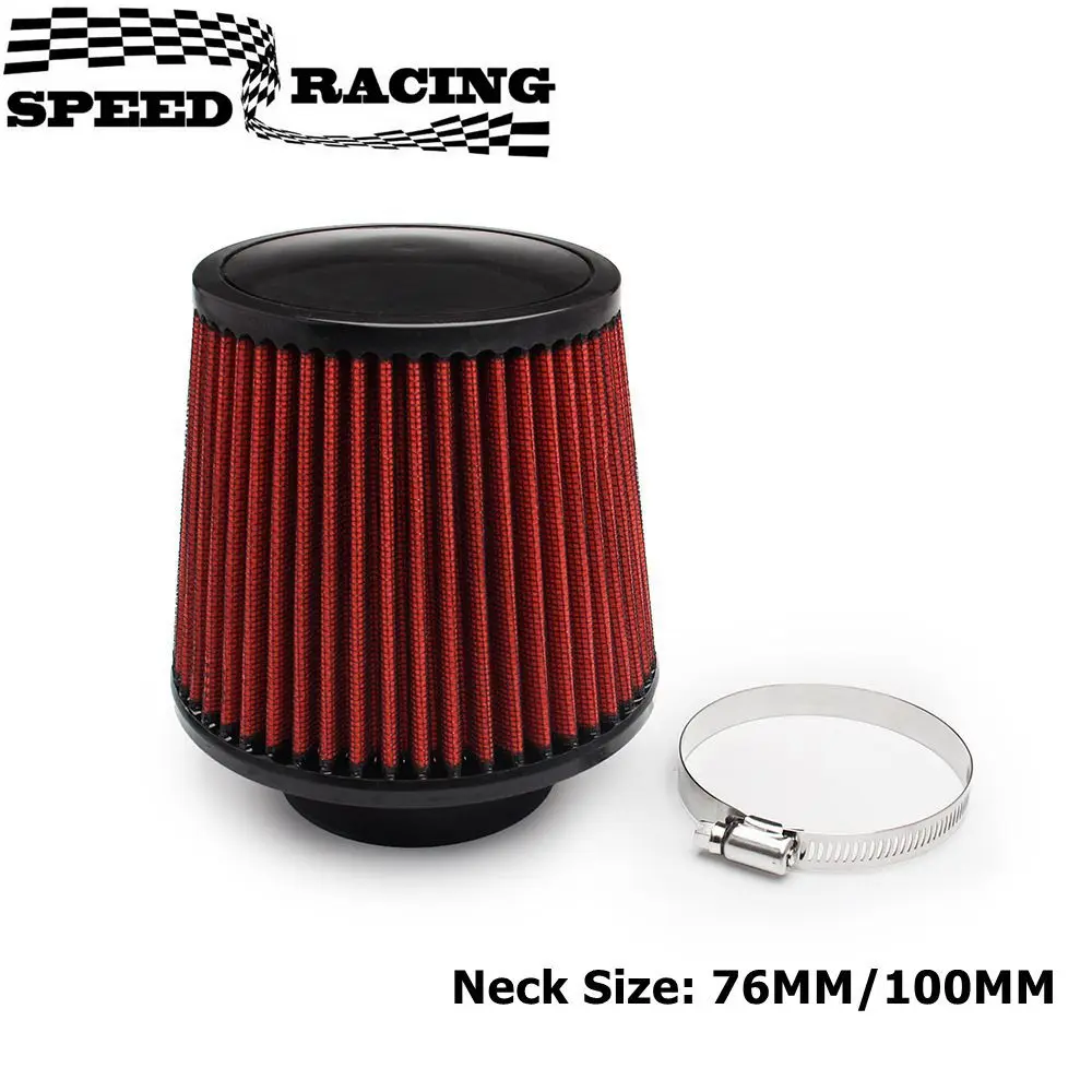Kit filtro aire alto flujo universal 76mm Scooter Tuning