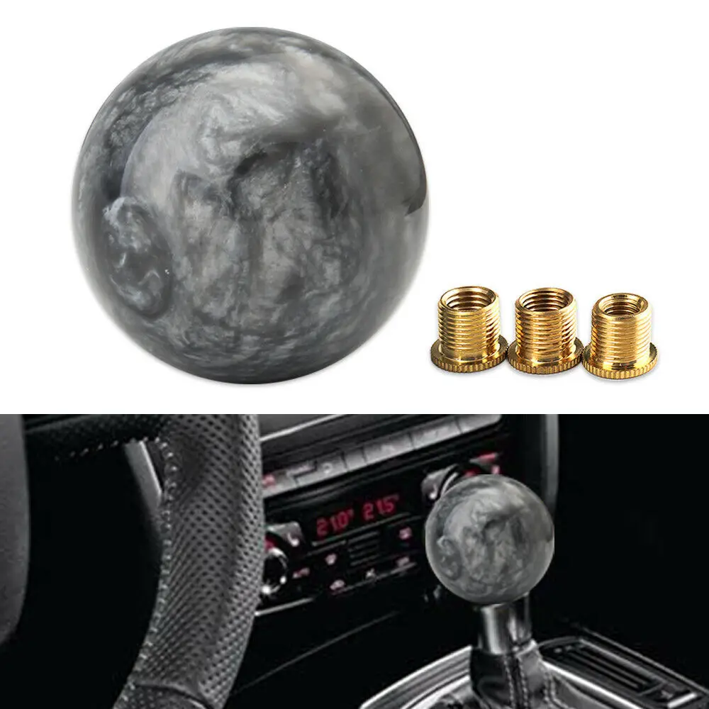 Perilla de bola acrílica para coche manual