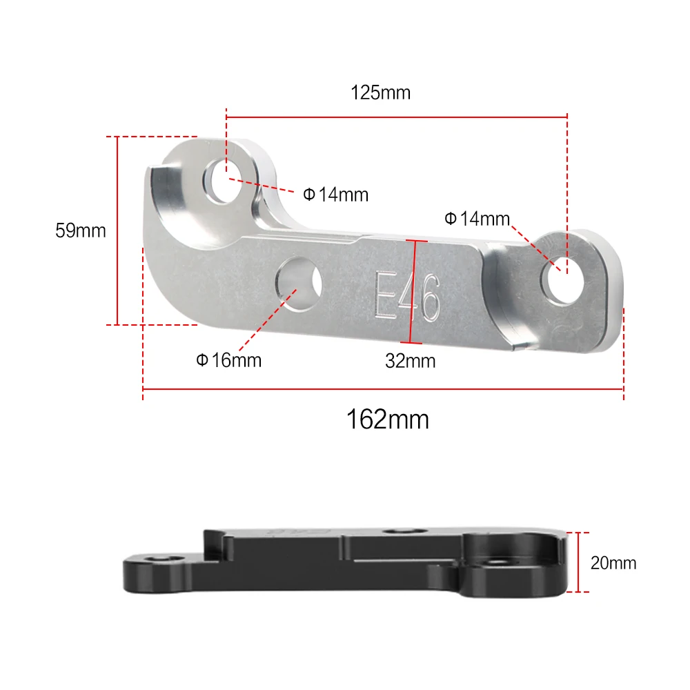 Kit de aumento del ángulo de giro para drift BMW E46 no M3 +25 % - imagen 2