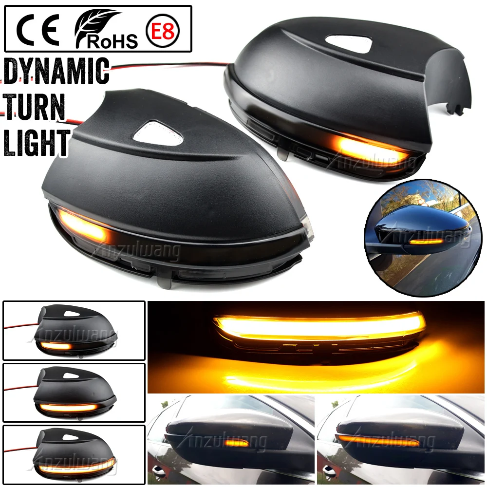 Intermitente LED dinámico para retrovisor VW Passat B7 CC Jetta MK6 - imagen 4
