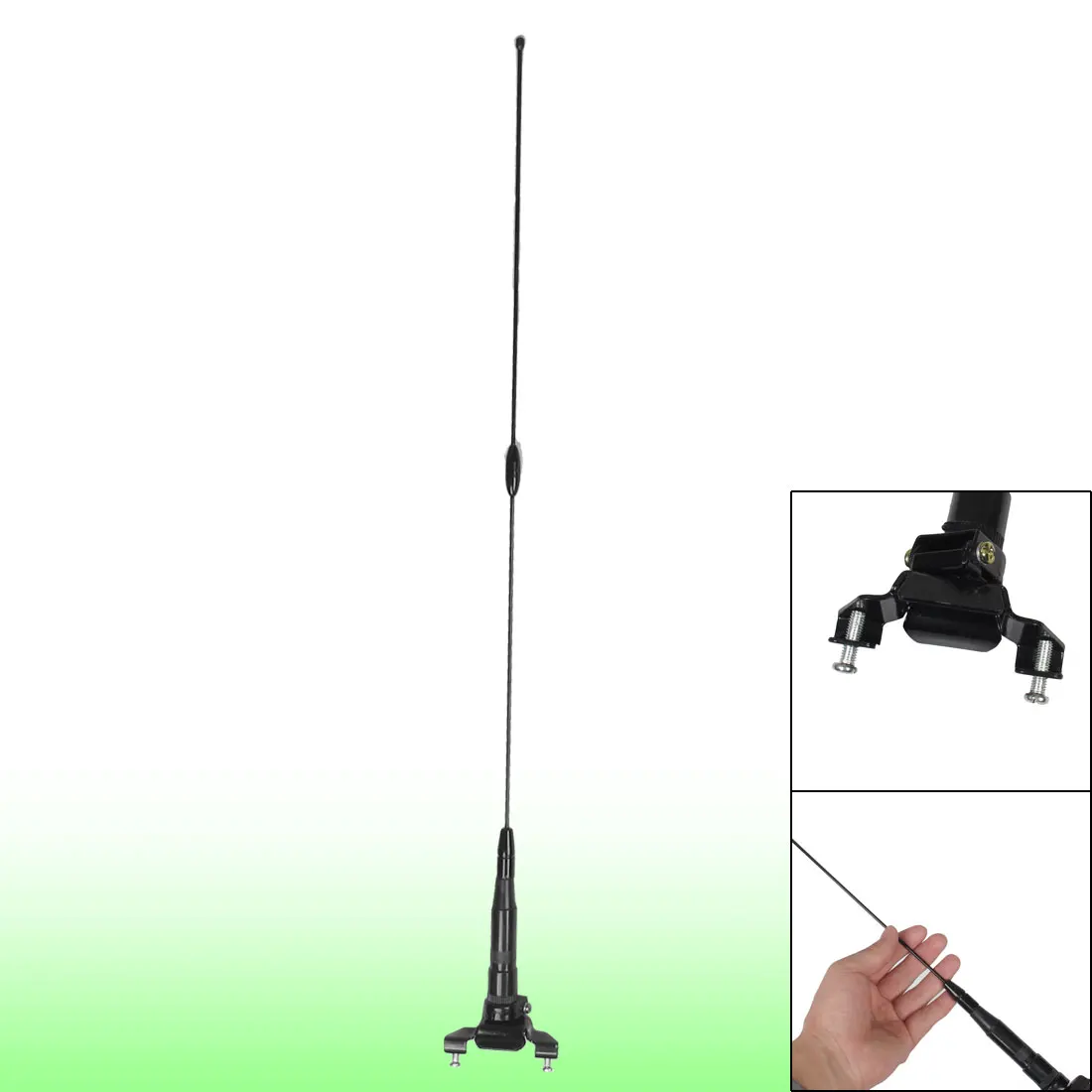 Antena techo coche AUTOHAUX 21,7 cm decorativa aluminio - imagen 2