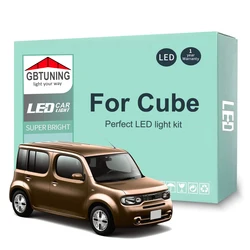 Kit de bombillas LED Canbus para interior Nissan Cube Z10, Z11 y Z12