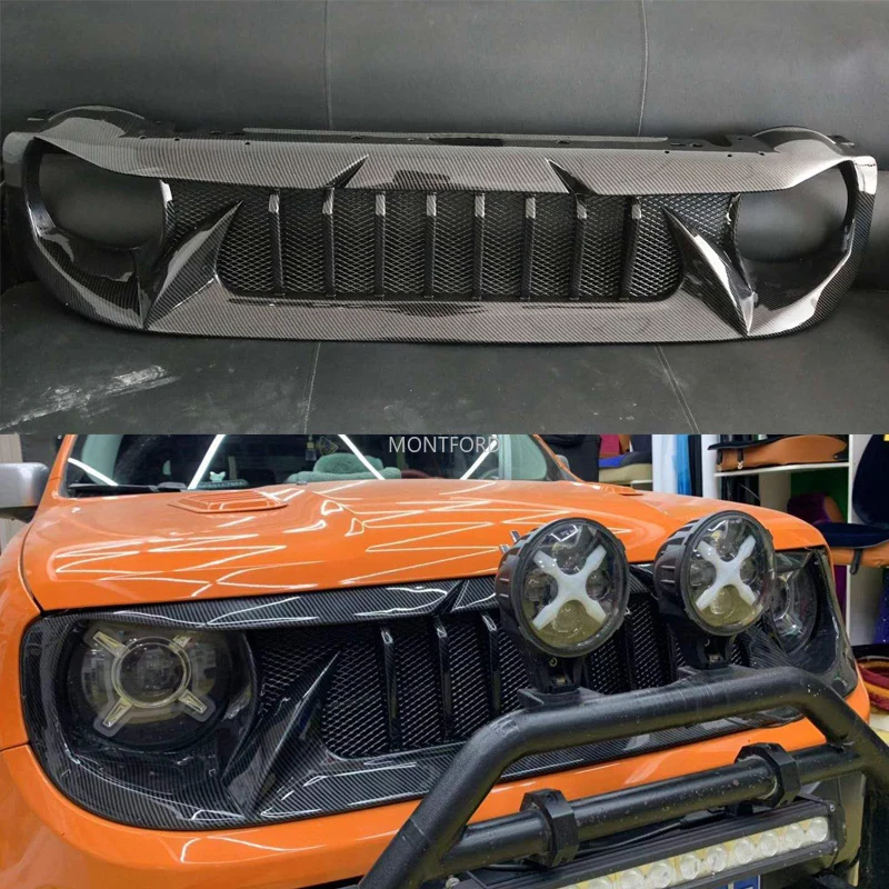 Protector parachoques ABS negro Jeep Renegade – Parrilla Angry Bird 2015-2018 - imagen 4