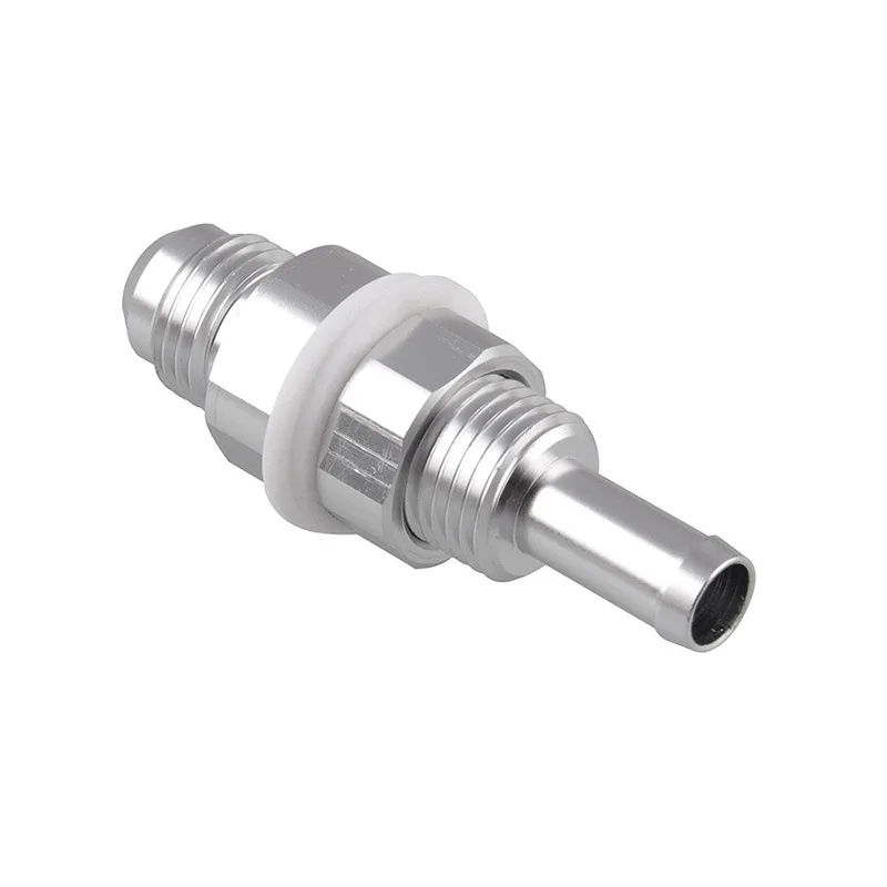 Racor pasamuros AN6 a 5/16 de aluminio para manguera de combustible - imagen 3