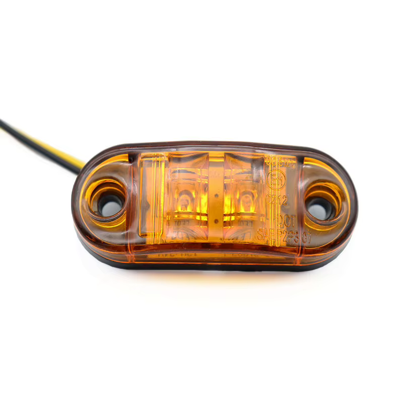 Dimensiones y diseño de la lámpara LED ámbar