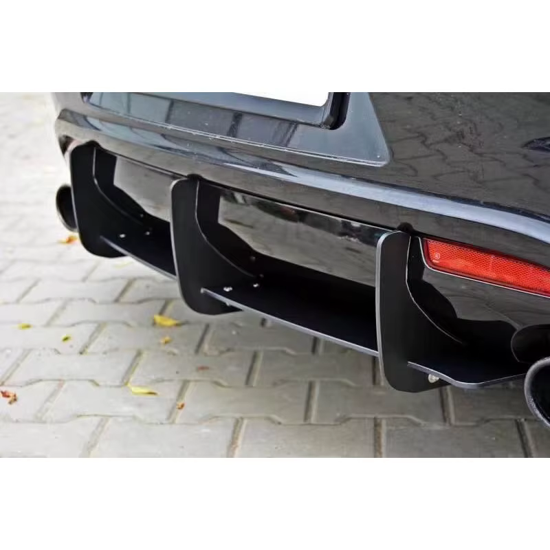 Difusor trasero ABS negro para VW Scirocco R 2009-2017 - imagen 2