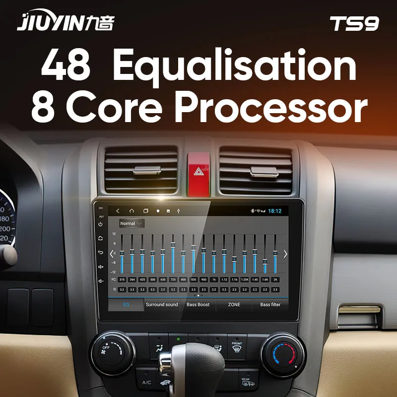 JIUYIN-Radio con GPS para coche, reproductor Multimedia con Android, 2 din, vídeo, Carplay, dvd, para Honda CRV CR-V 2, años 2001 a 2006 - imagen 2