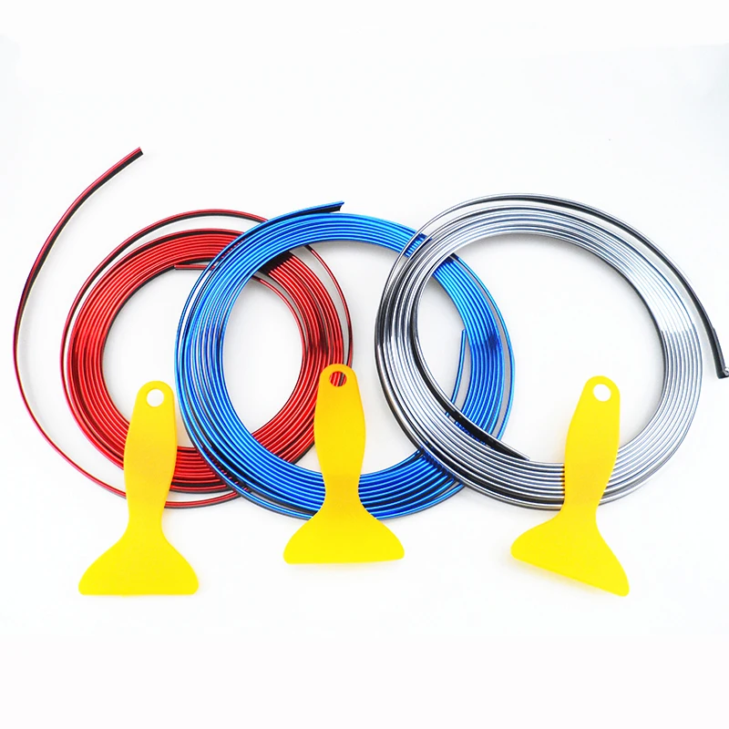 Tiras pegatinas decorativas interior para Audi Q3 Q5 A1 A3 A4 A5 A6 A7 - imagen 2