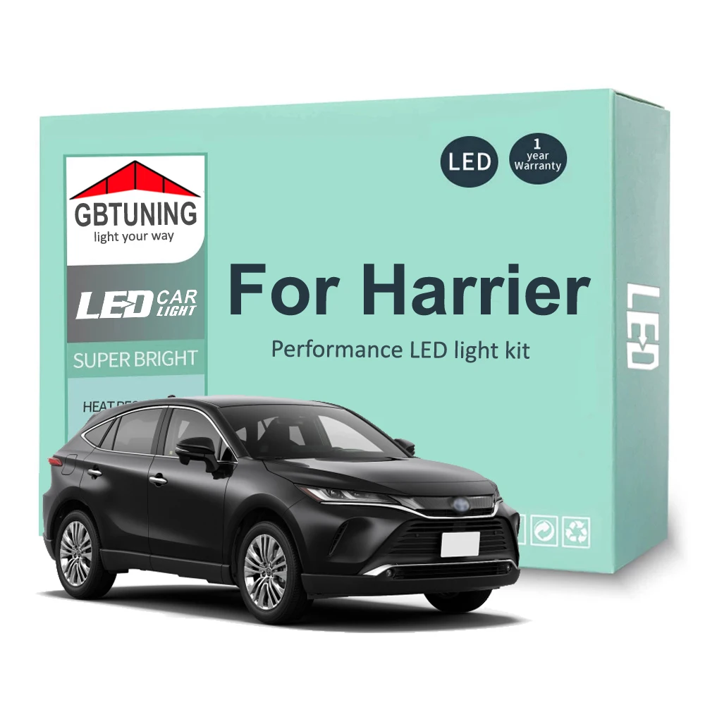 Kit bombillas LED interior Canbus sin errores Toyota Harrier 1997-2021