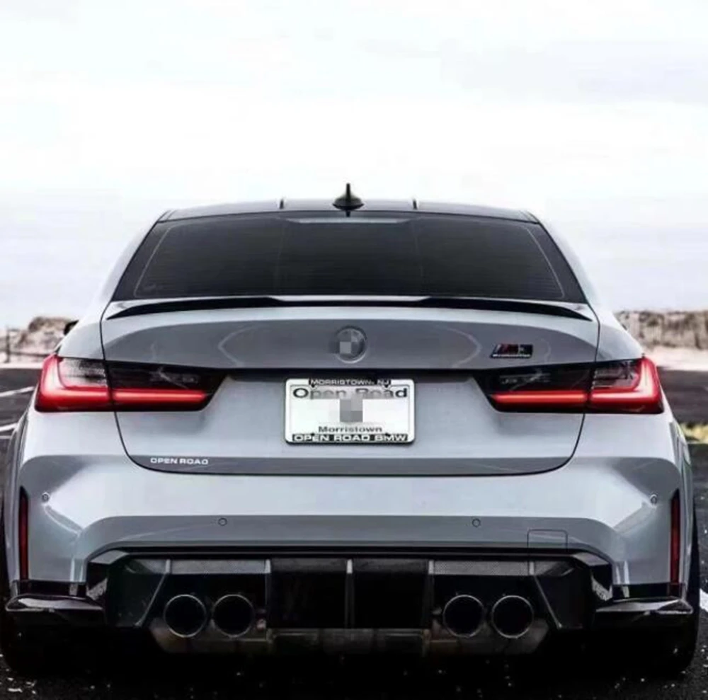 Aleron trasero BMW Serie 3 G20/G28 2019-2020 Exterior negro brillante