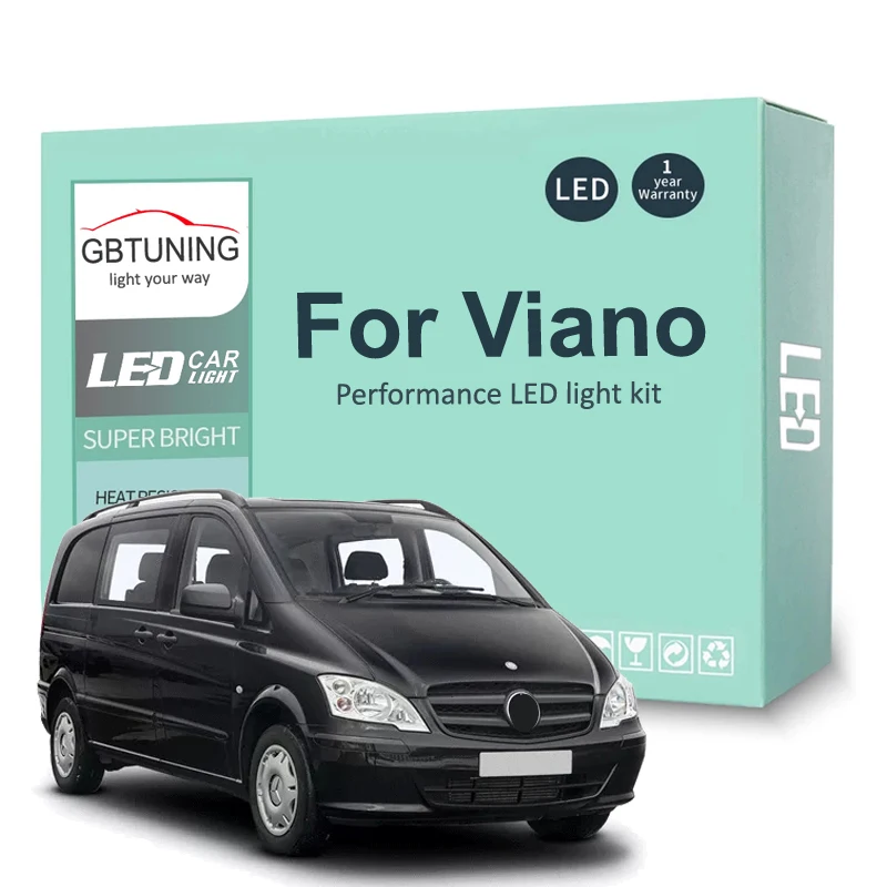 Kit bombillas LED interior Canbus Mercedes-Benz Viano W639