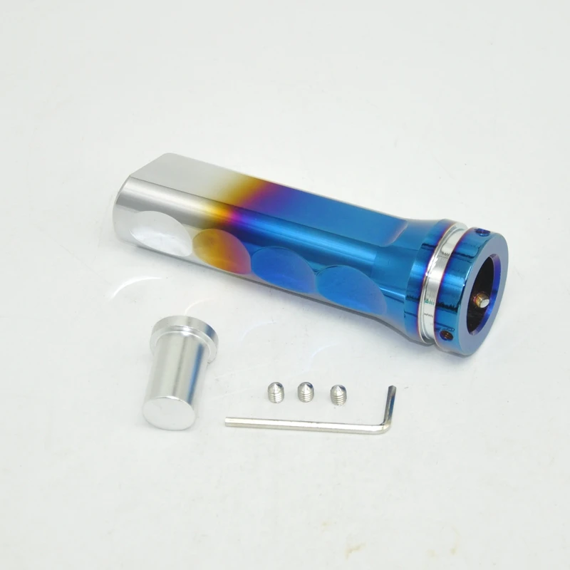 Funda de freno de mano de aluminio universal Neo Chrome azul - imagen 5