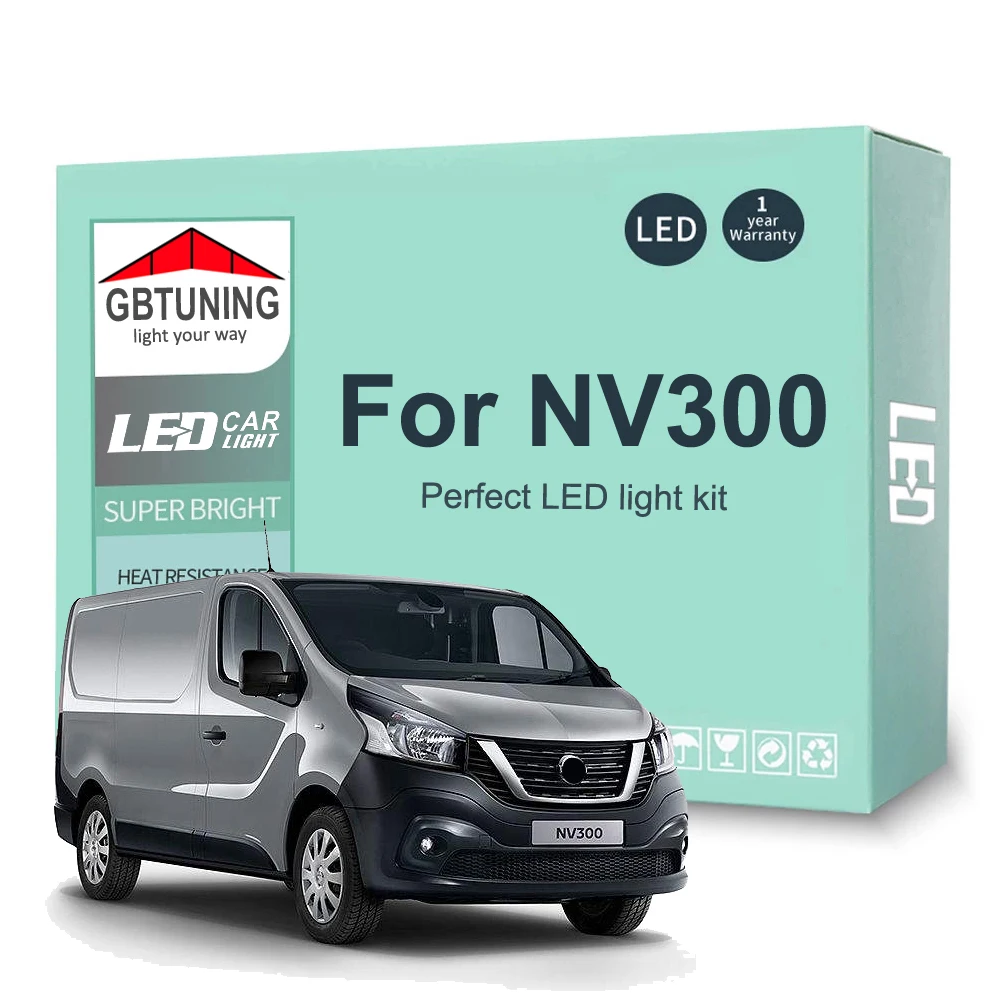 Kit de luces LED interiores Canbus para Nissan NV300 (2016-2020)
