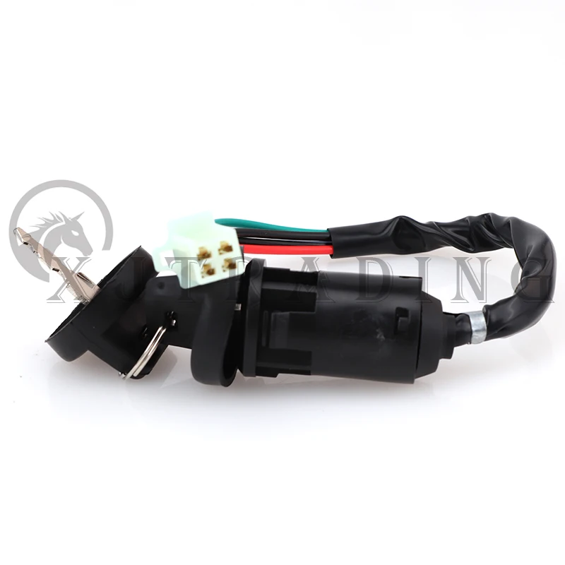 Detalle del conjunto de interruptor y llave