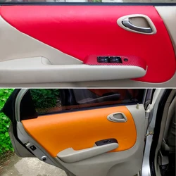 Cubrepanel de puerta de cuero para Honda Jazz/Fit 2004-2007