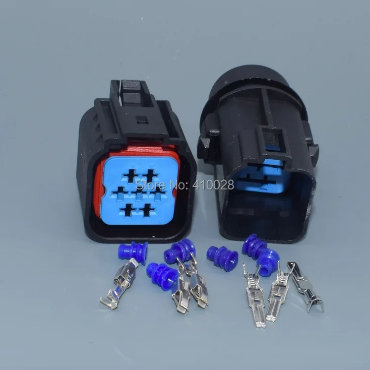 Conector hembra/macho 7 pines 3,5mm WPT-596 para cable automoción - imagen 3
