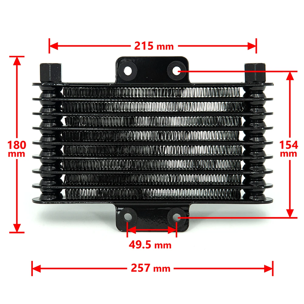 Refrigerador de aceite universal aluminio 125ml para moto 125-250cc - imagen 5