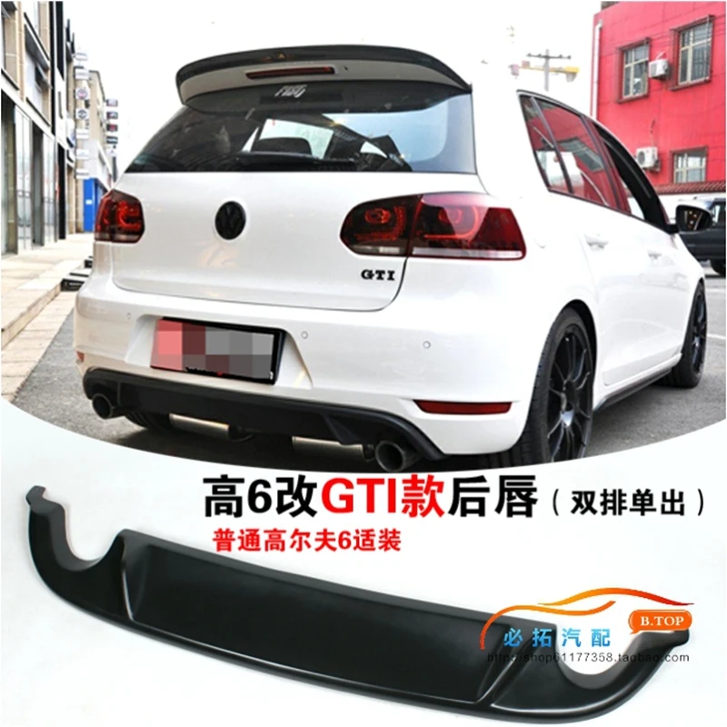 Difusor trasero ABS para VW Golf VI MK6 GTI 2010-2013