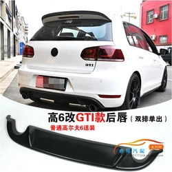Difusor trasero ABS para VW Golf VI GTI MK6 2010-2013 paragolpes