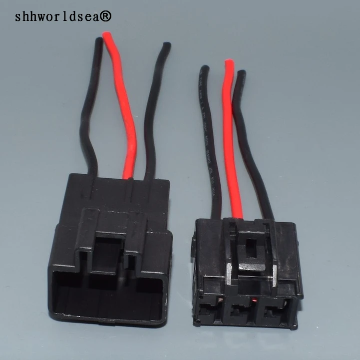 Shhworldsea Conector eléctrico 3 pines 7,8 mm macho hembra - imagen 3