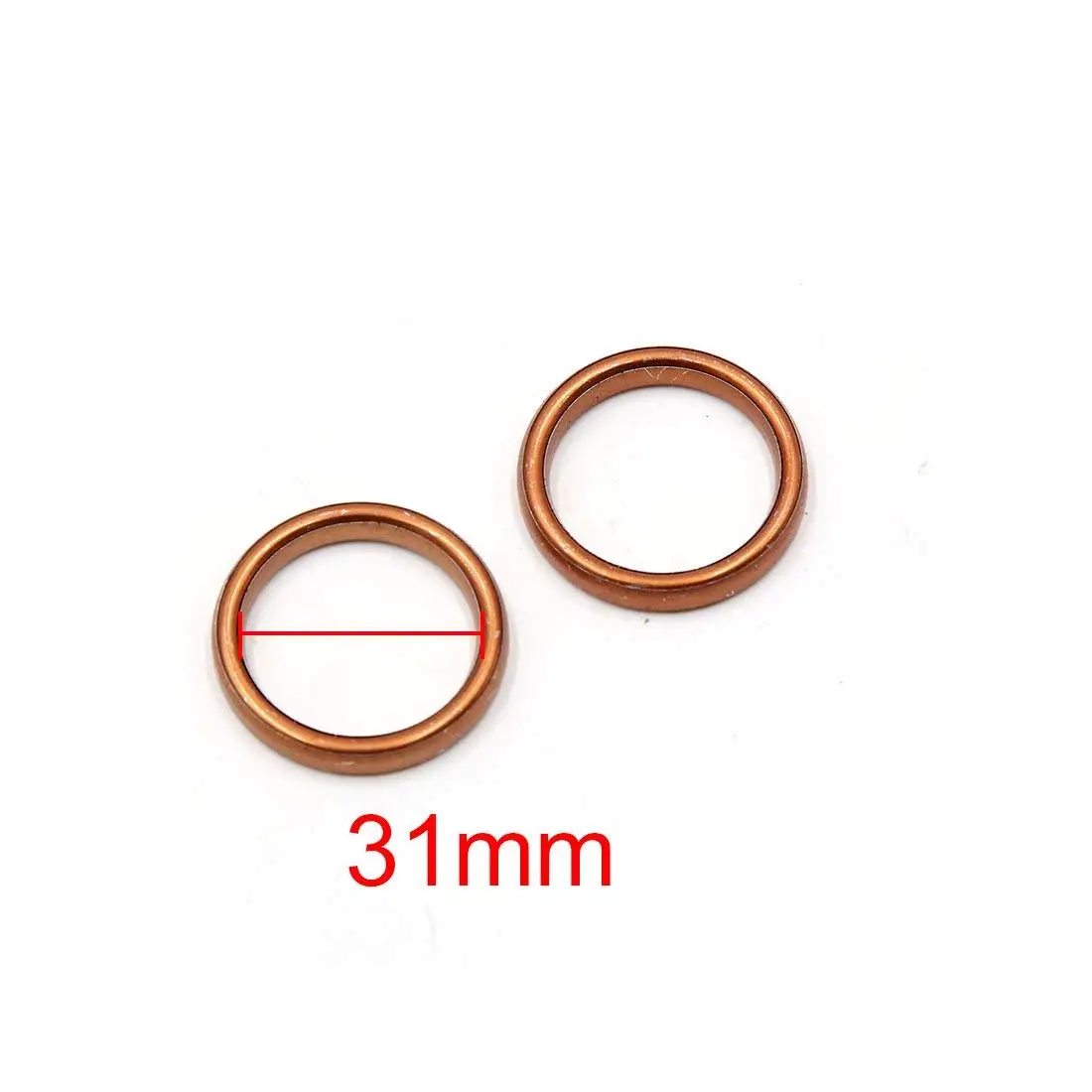 Junta de escape para silenciador de moto, diámetro exterior de 39 mm - imagen 3