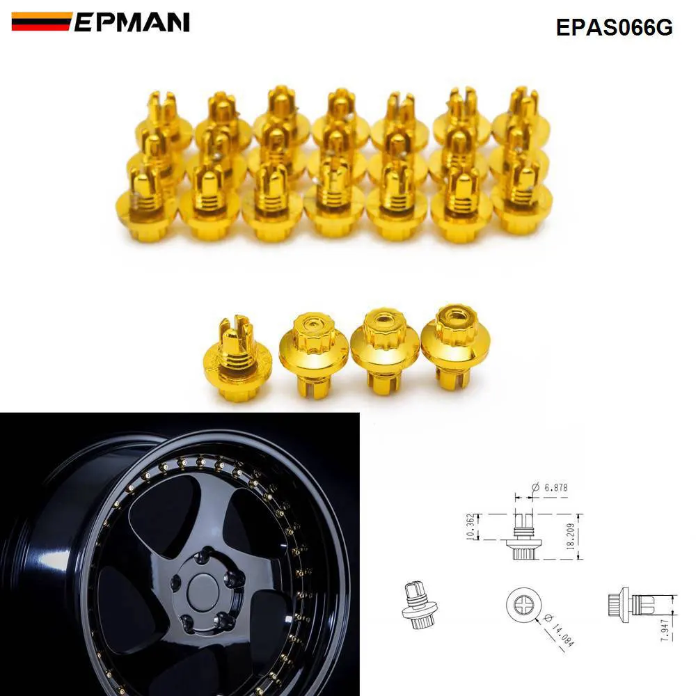Remaches de plástico para llantas EPMAN EPAS066G – Serie AH DS - imagen 2