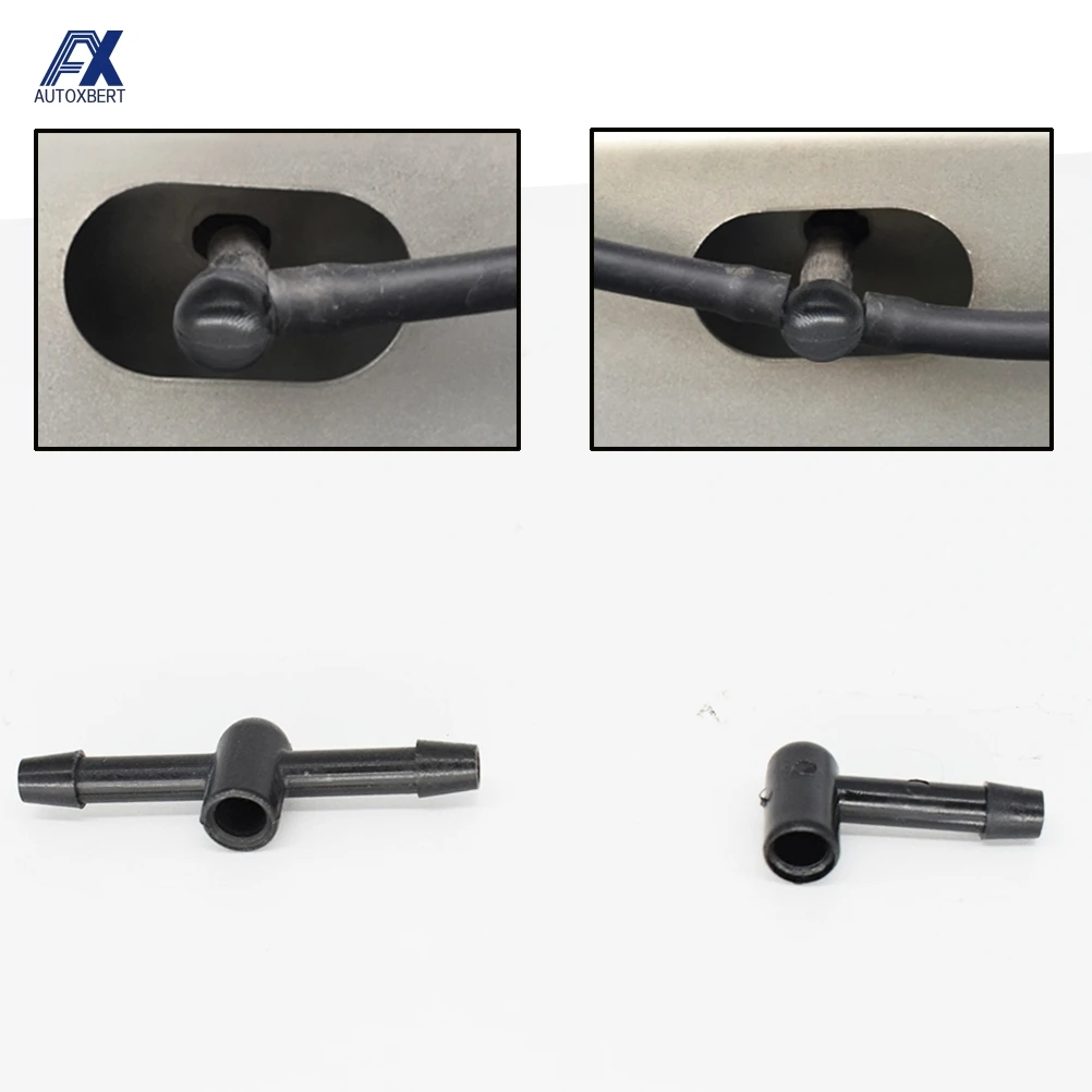 Kit de manguera con boquilla de chorro de agua para limpiaparabrisas de coche Universal, conector T & L, pieza para Ford Galaxy Focus Mondeo c-max Fiesta Fusion