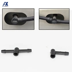 Kit de manguera con boquilla de chorro de agua para limpiaparabrisas de coche Universal, conector T & L, pieza para Ford Galaxy Focus Mondeo c-max Fiesta Fusion