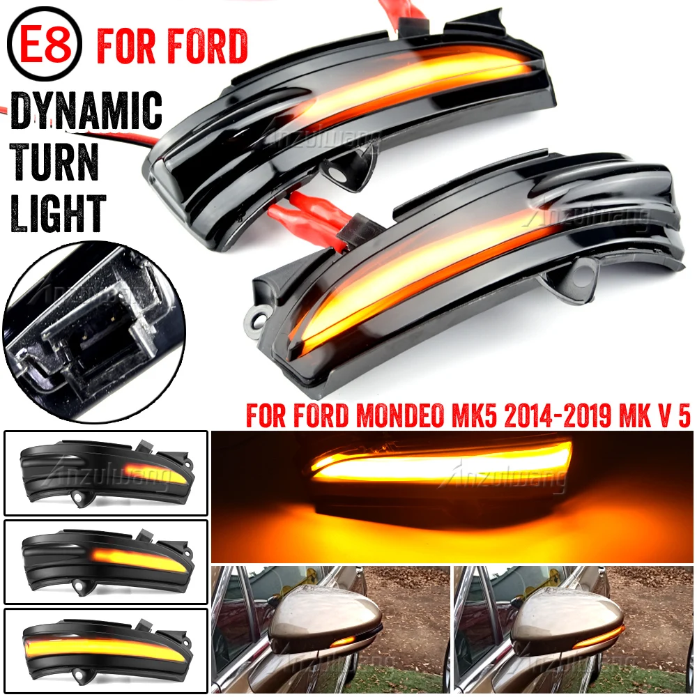 Intermitente dinámico LED lateral para Ford Mondeo Mk5 (2014-2019)