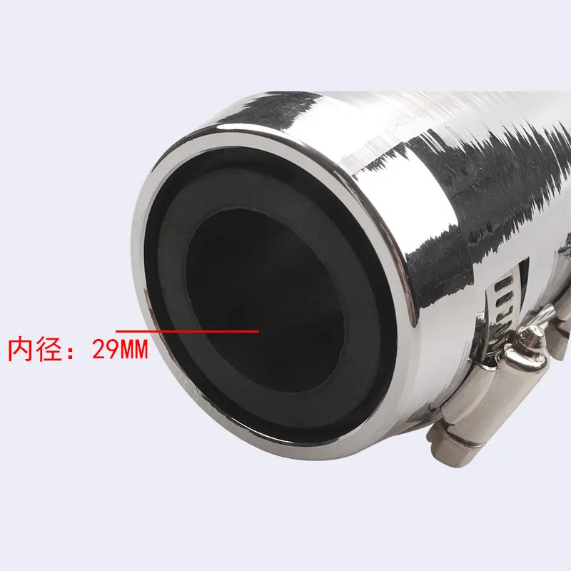 Manguera de agua refrigerante flexible para radiador de acero inoxidable de 48" con kit de tapas universal - imagen 5