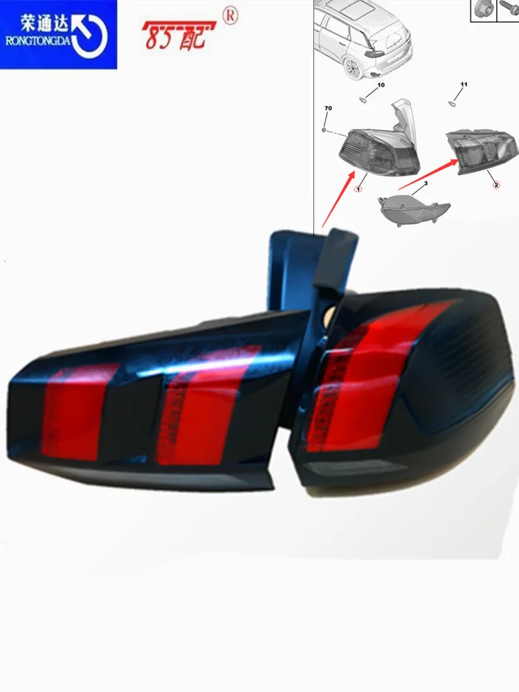 9811028180 Piloto trasero interior/exterior para Peugeot 5008