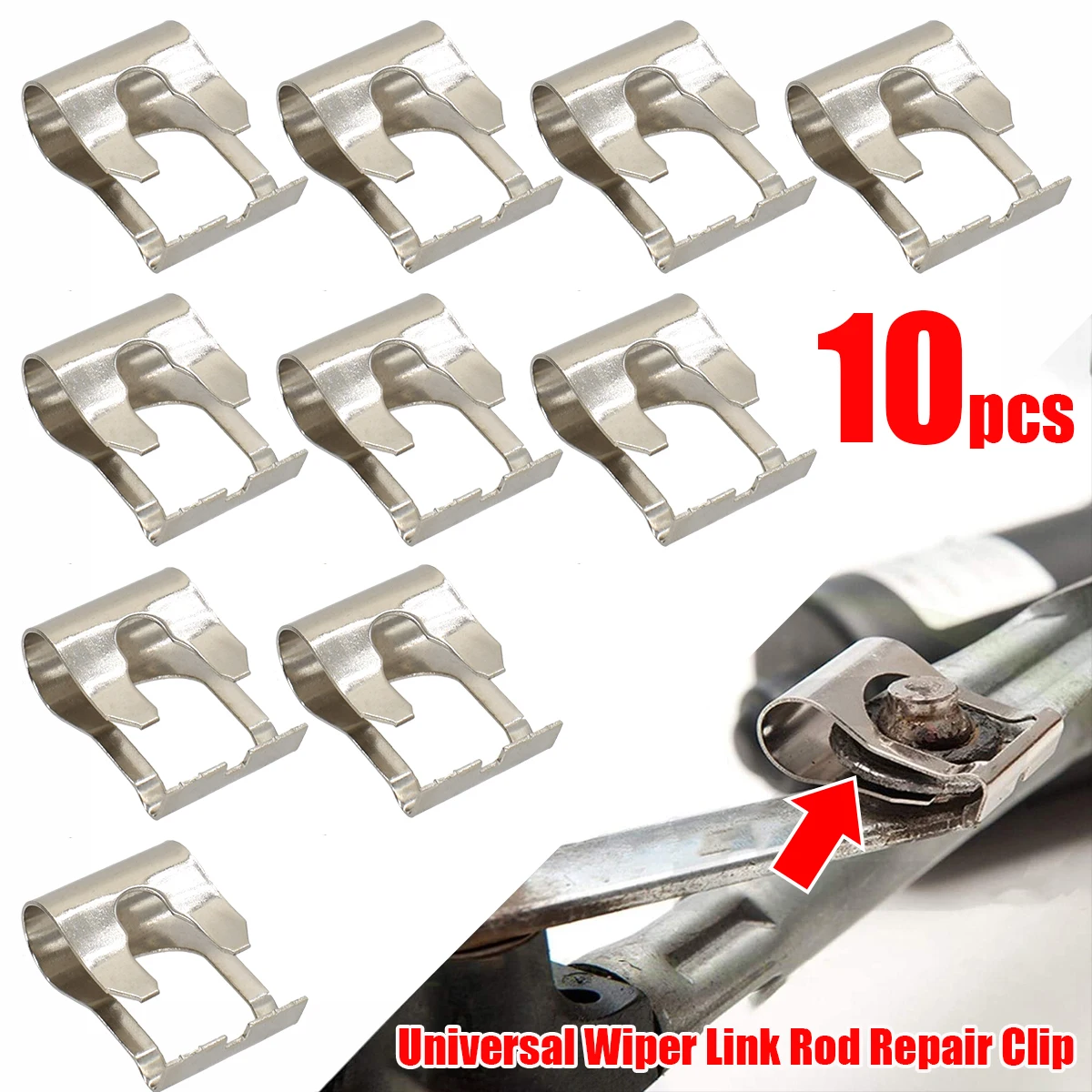 Clips reparación varillas limpiaparabrisas delantero universal VW Ford