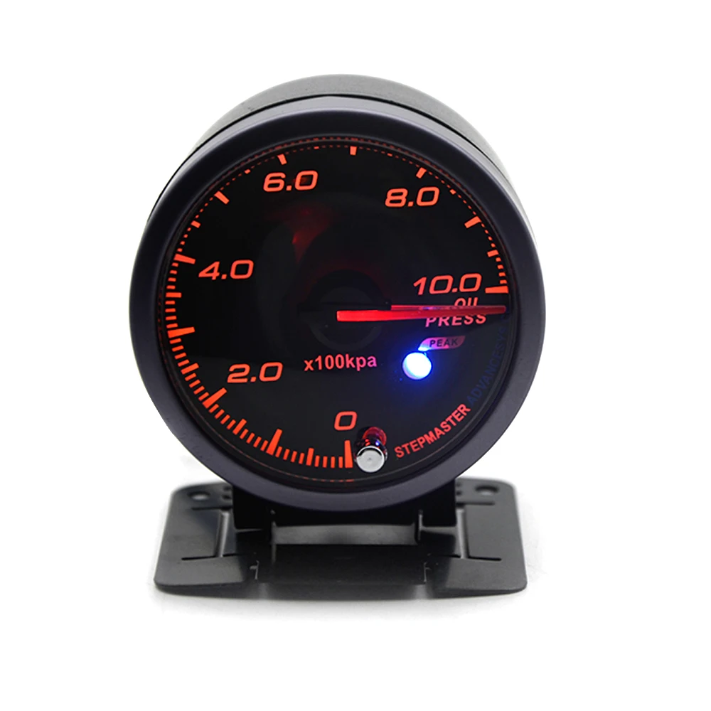 Kit relojes turbo 60 mm esfera negra con presión, temperatura y AFR - imagen 2