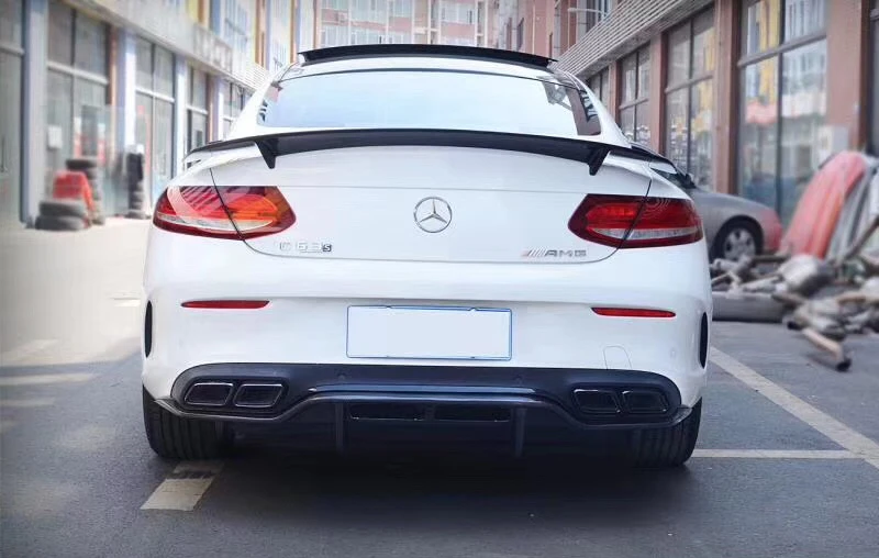 Alerón trasero de fibra de carbono para Mercedes Clase C W205 Coupé - imagen 5