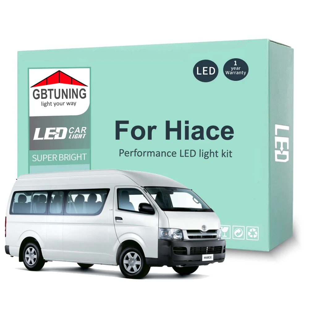 Kit bombillas LED interior Canbus sin error – Toyota Hiace