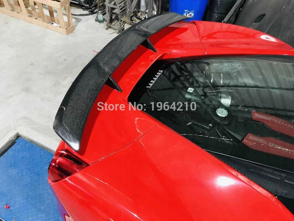 Alerón trasero fibra de carbono para Ferrari 488 GTB Spider Tuning - imagen 5