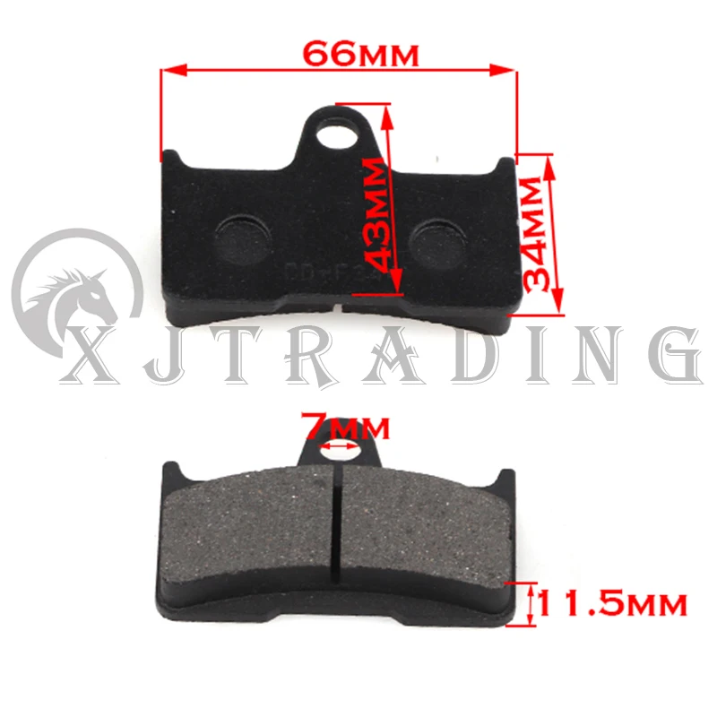 Pastillas de freno traseras para CF Moto